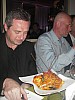 2010-04-24 Bistro Fregate, Six-Fours-les-Plages, Henrik Romanov och Mats Lundin